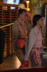 LILY-ROSE DEPP Leaves a Dinner with Friends at Connie and Ted