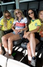 LIZZY GREENE at 2026 FIFA World Cup Game Brazil vs Morocco in New York 06/13/2026