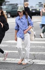LUCY HALE Out Shopping at Farmer