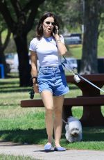 LUCY HALE Walks Her Dogs at a Park in Woodland Hills 06/05/2026