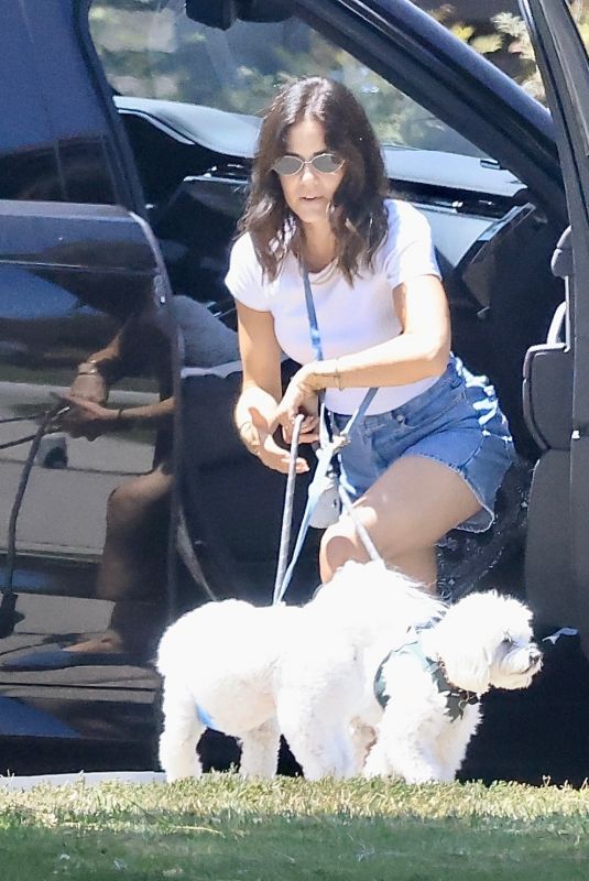 LUCY HALE Walks Her Dogs at a Park in Woodland Hills 06/05/2026
