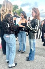 MADELINE PETSCH and CAMILA MENDES Arrives at the Ariana Grande