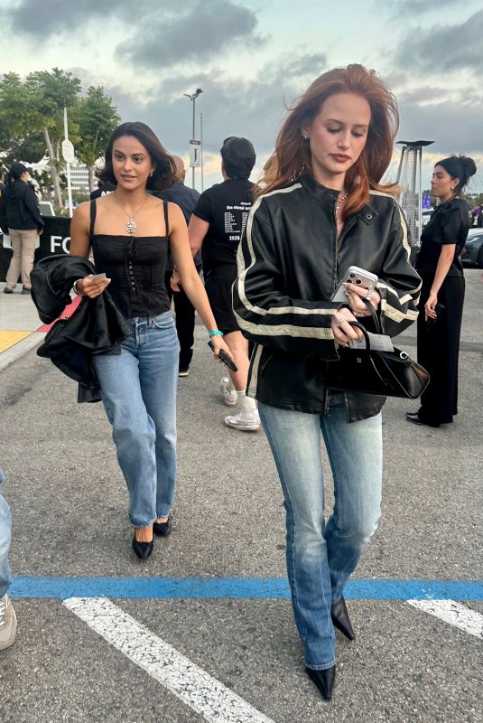 MADELINE PETSCH and CAMILA MENDES Arrives at the Ariana Grande’s Concert at Kia Forum in Inglewood 06/17/2026