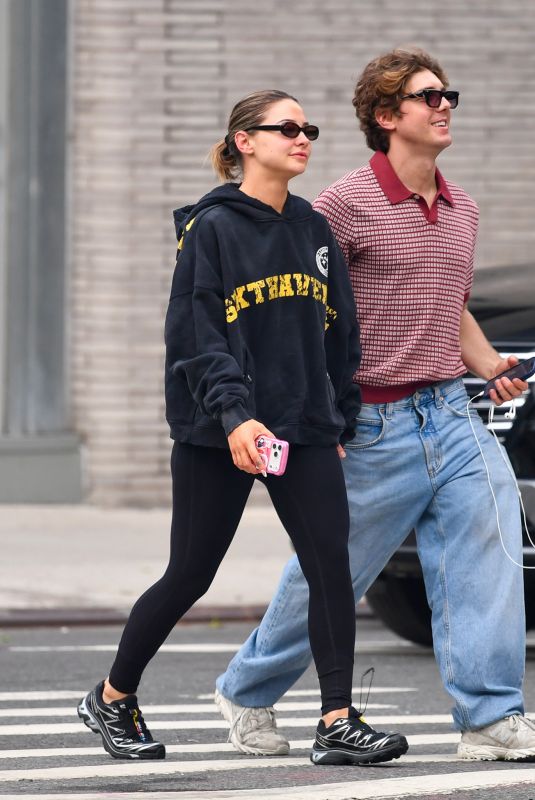 MADELYN CLINE Meets up with Lukas Gage in New York 06/14/2026