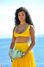 MANON BANNERMAN at Le Bonheur By Jacquemus Photocall in Corsica 06/29/2026