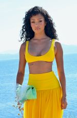 MANON BANNERMAN at Le Bonheur By Jacquemus Photocall in Corsica 06/29/2026