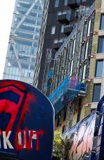 MILLY ALCOCK Performing a Stunt at London Photocall of Supergirl at Village Underground in London 06/19/2026