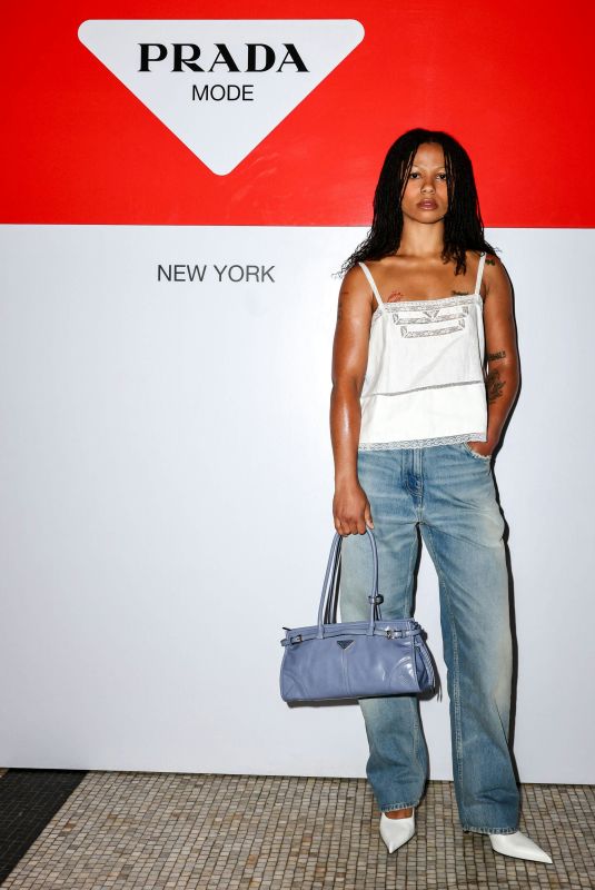 MYHA’LA at Prada Mode at Chelsea Hotel in New York City 06/03/2026