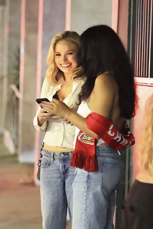 NATALIE ALYN LIND Night Out with Friends at a Bar Party in West Hollywood 06/12/2026
