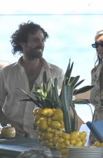 NINA DOBREV Out for Lunch with Friends at Amalfi Coast Restaurant in Nerano 06/20/2026