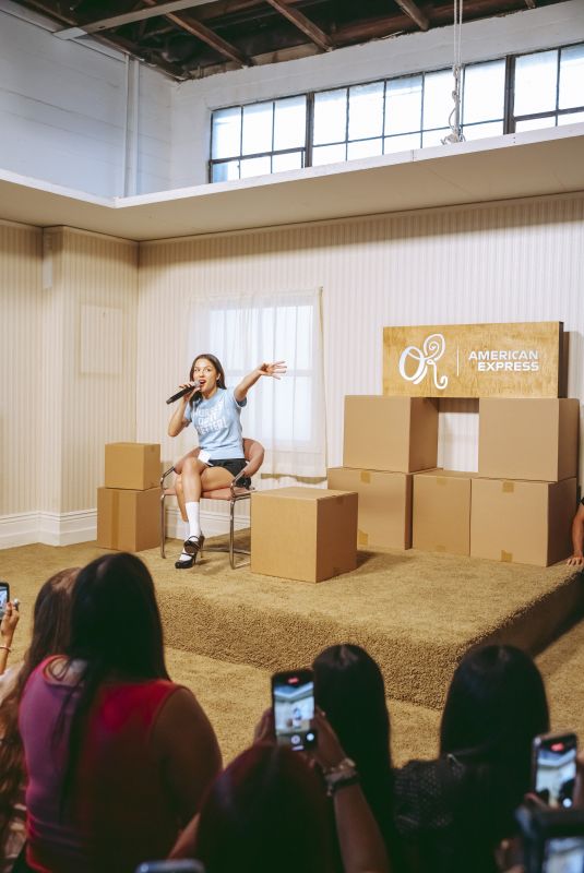 OLIVIA RODRIGO at American Express Album Launch Pop-up at Mica Studios in Los Angeles 06/12/2026