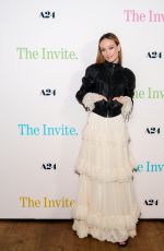 OLIVIA WILDE at The Invite Special Screening at The Whitby Hotel in New York 06/15/2026