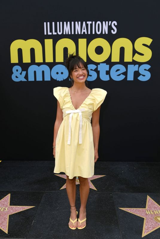 PEYTON ELIZABETH LEE at Minions & Monsters Premiere in Hollywood 06/28/2026