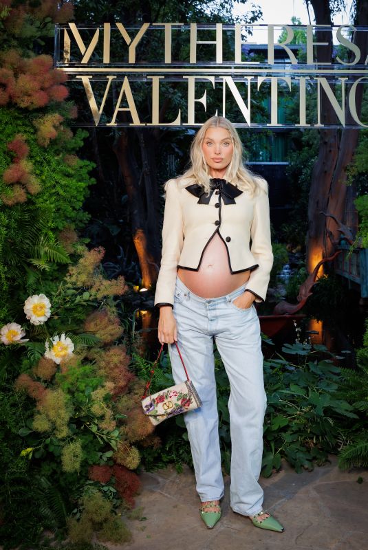 Pregnant ELSA HOSK at Maison Valentino and Mytheresa Host a Secret Garden Soiree in Beverly Hills 06/11/2026