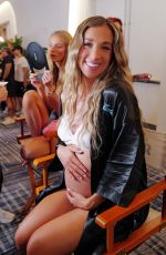 Pregnant KATIE AUSTIN at Sports Illustrated Swimsuit Runway Show in Miami Beach 05/30/2026