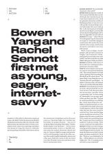 RACHEL SENNOTT in Variety