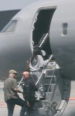 RIHANNA and A$AP Rocky Boarding a Private Jet Out of Los Angeles 06/18/2026