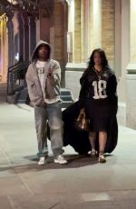 RIHANNA and ASAP Rocky Out and About in New York City Following Rocky