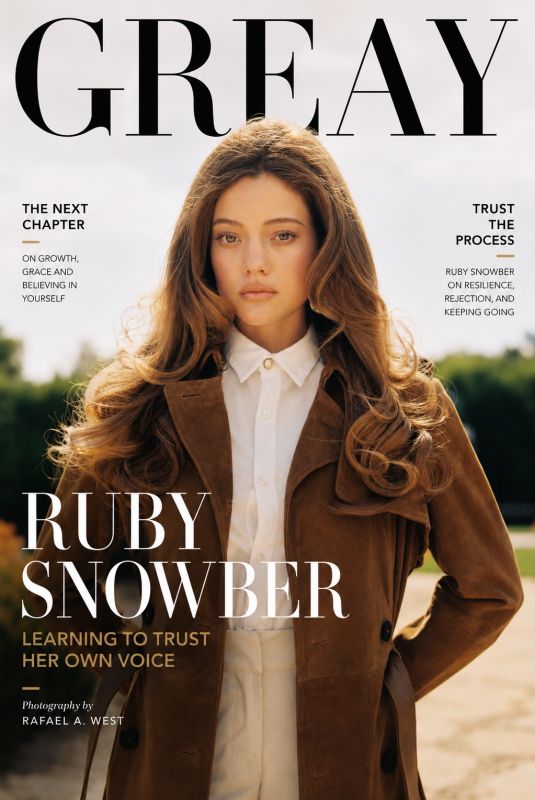 RUBY SNOWBER for Greay Magazine, June 2026