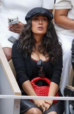SALMA HAYEK at 2026 French Open at Roland Garros in Paris 05/31/2026