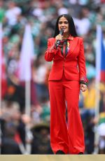 SALMA HAYEK at FIFA World Cup Game USA vs Paraguay at SoFi Stadium in Inglewood 06/13/2026