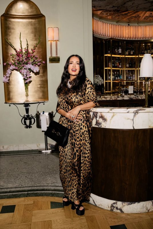SALMA HAYEK at Gucci Dinner Ahead of Wimbledon Tennis Championship in London 06/22/2026