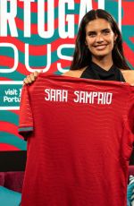SARA SAMPAIO Ssupports Portugal in World Cup at Time Out Market NY in Brooklyn 06/14/2026