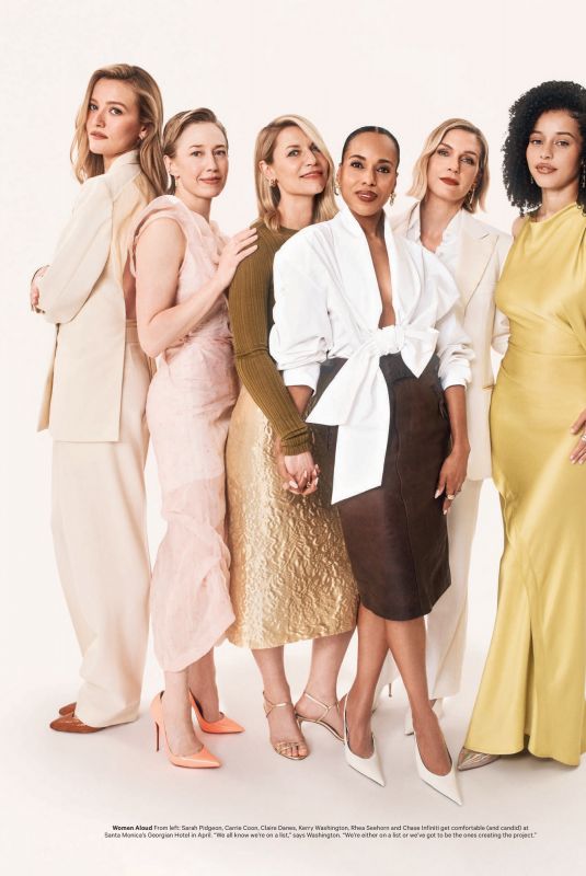 SARAH PIDGEON, CARRIE COON, CLAIRE DANES, KERRY WASHINGTON, RHEA SEEHORN and CHASE INFINITI in The Hollywood Reporter, June 2026