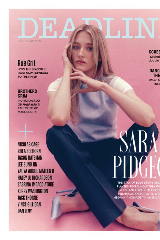 SARAH PIDGEON in Deadline – Emmy Preview, June 2026
