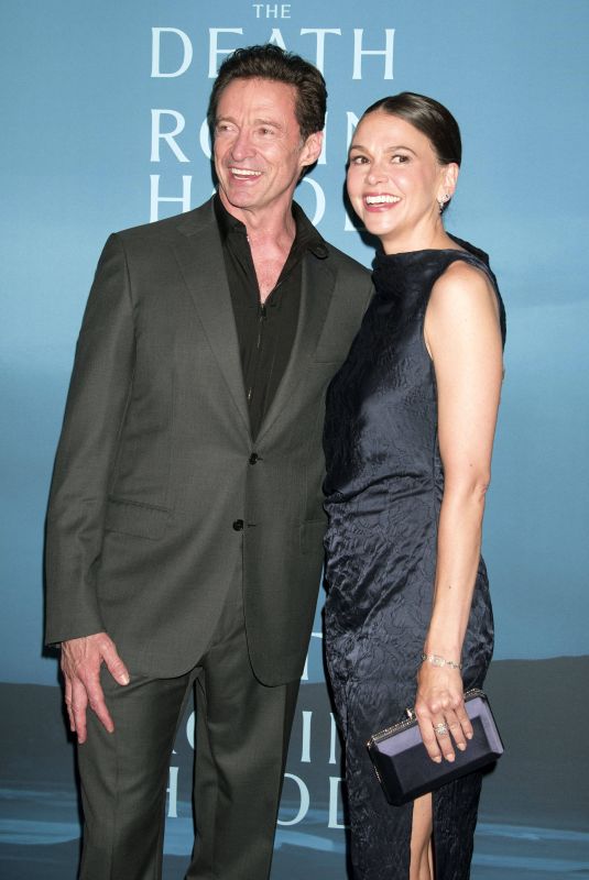 SUTTON FOSTER and Hugh Jackman at The Death Of Robin Hood Premiere in New York 06/10/2026