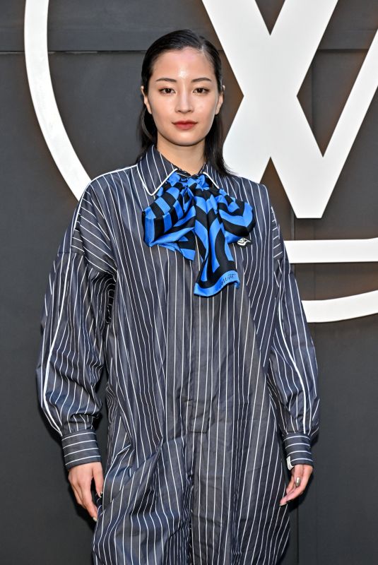 SUZU HIROSE at Louis Vuitton Cruise 2026 Photocall at Palais Des Papes in Avignon 05/22/2025