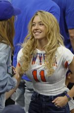 SYDNEY SWEENEY at Game 5 of 2026 NBA Finals at Frost Bank Center in San Antonio 06/13/2026
