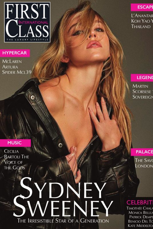 SYDNEY SWEENEY in First Class Magazine, June 2026