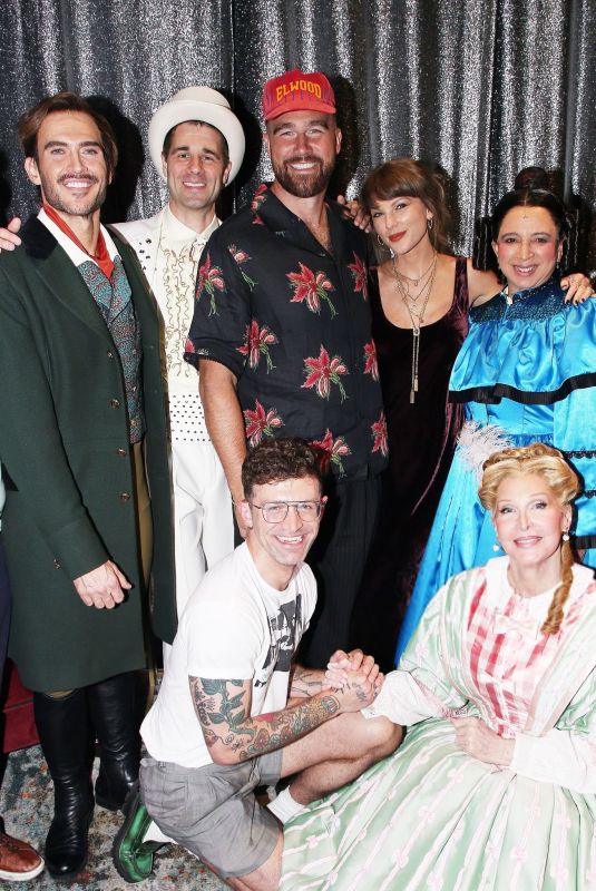 TAYLOR SWIFT and Travis Kelce Visits Cast of Oh, Mary! on Broadway in New York City 06/13/2026