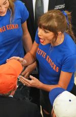 TAYLOR SWIFT at San Antonio Spurs vs New York Knicks Game in New York City 06/10/2026