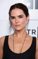 ZOEY DEUTCH at Gail Daughtry And The Celebrity Sex Pass Premiere at BMCC Theater in New York City. 06/10/2026