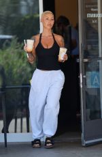 AMBER ROSE Bumps into Jon Lovitz During a Coffee Run in Los Angeles 07/21/2026