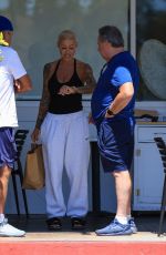 AMBER ROSE Bumps into Jon Lovitz During a Coffee Run in Los Angeles 07/21/2026