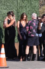 ANASTASIA KARANIKOLAOU Arrives at Matty Healy and Gabbriette Bechtel