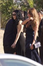 ANASTASIA KARANIKOLAOU Arrives at Matty Healy and Gabbriette Bechtel