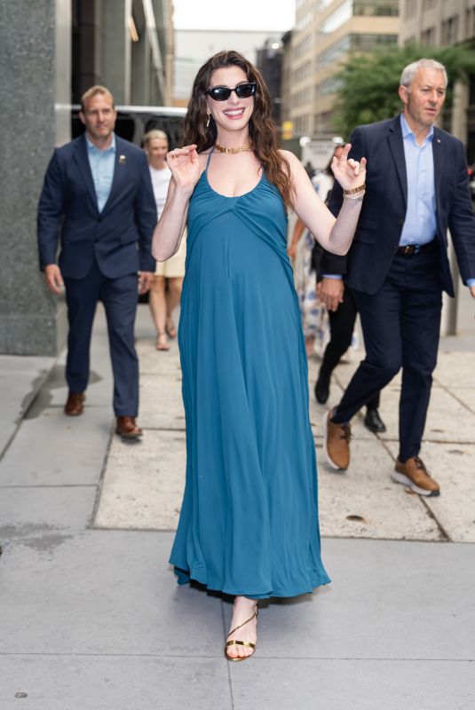 ANNE HATHAWAY Arrives at ABC Studios in New York City 07/16/2026