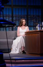 ANNE HATHAWAY at Late Night with Seth Meyers 07/13/2026