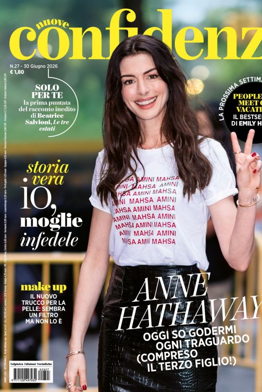 ANNE HATHAWAY in Confidenze Magazine, June 2026