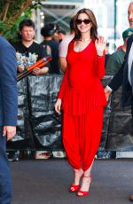 ANNE HATHAWAY Out and About in Financial District in New York City 06/30/2026