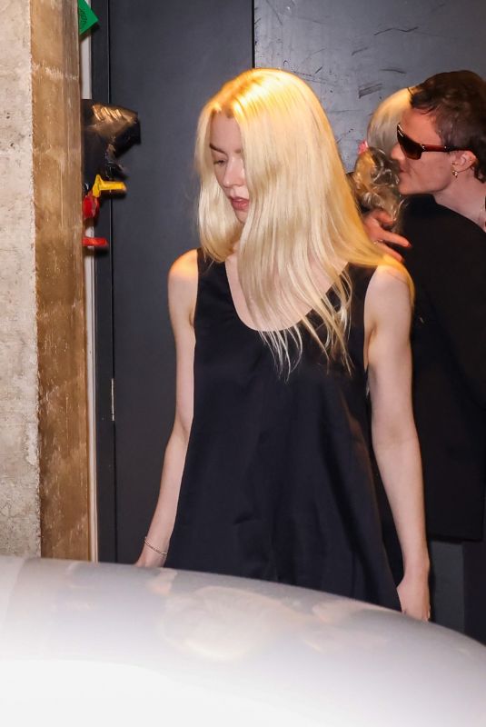 ANYA TAYLOR-JOY and Malcolm McRae Leaves Dinner at Mila Omakase in Miami Beach 07/22/2026