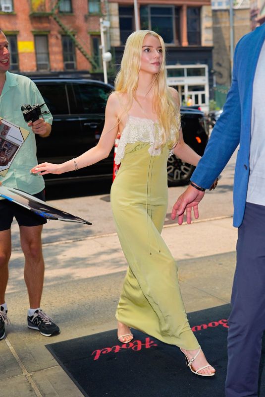 ANYA TAYLOR-JOY Arrives at SiriusXM Studios in New York City 07/15/2026