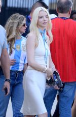 ANYA TAYLOR-JOY at Argentina/Spain FIFA World Cup Final in East Rutherford 07/19/2026
