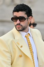 Bad Bunny at Schiaparelli Haute Couture Fall/Winter 2026/2027 show as part of Paris Fashion Week 07/06/2026