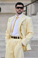 Bad Bunny at Schiaparelli Haute Couture Fall/Winter 2026/2027 show as part of Paris Fashion Week 07/06/2026
