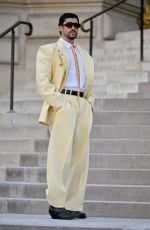 Bad Bunny at Schiaparelli Haute Couture Fall/Winter 2026/2027 show as part of Paris Fashion Week 07/06/2026
